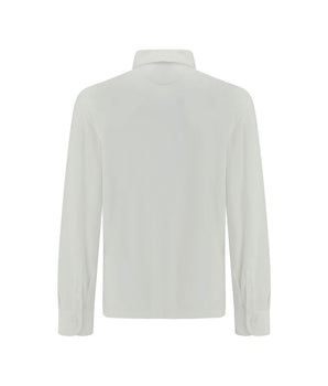 Brunello Cucinelli White Cotton Dress Shirt