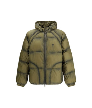 Represent Green Nylon Coat