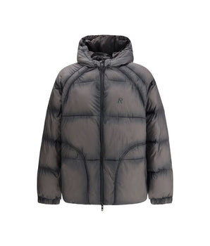 Represent Black Nylon Shell Jacket