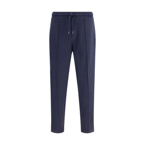 Brunello Cucinelli Blue Cashmere Athletic Pants