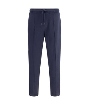 Brunello Cucinelli Blue Cashmere Athletic Pants