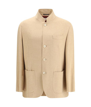 Brunello Cucinelli Beige Cashmere Coat