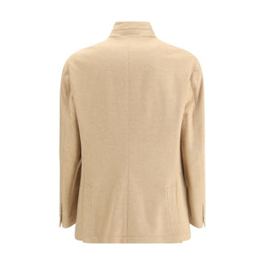 Brunello Cucinelli Beige Cashmere Coat