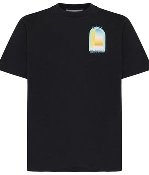 Casablanca Black Cotton T-Shirt