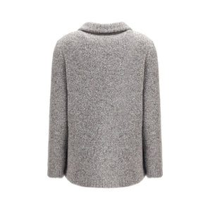 Giorgio Armani Gray Leather Calf Bos Taurus Clothing