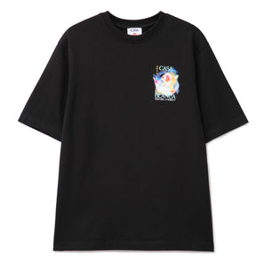 Casablanca Black Cotton T-Shirt