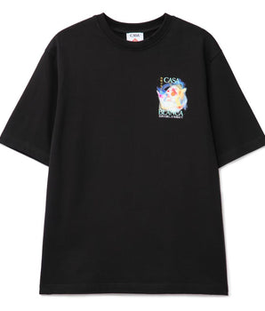 Casablanca Black Cotton T-Shirt