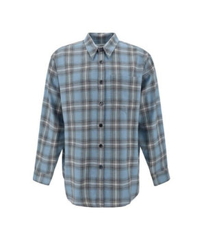 Ami Paris Blue Denim Shirt