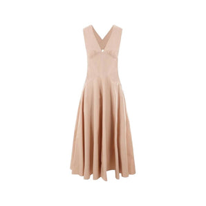 Alaïa Beige Cotton Casual Dress