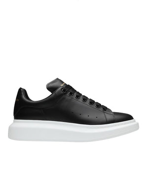 Alexander McQueen Black Calfskin Chunky Sneakers