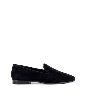 Celine Black Calfskin Slip-On Loafers