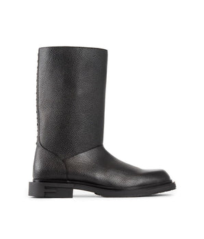 Fendi Black Calfskin Boots