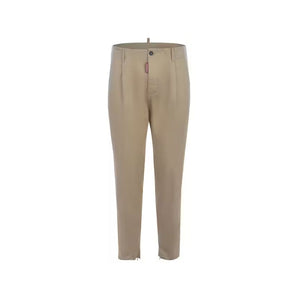 Dsquared² Beige Cotton Chino Pants