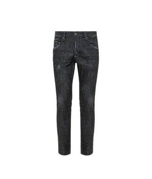 Dsquared² Black Cotton Jeans Denim