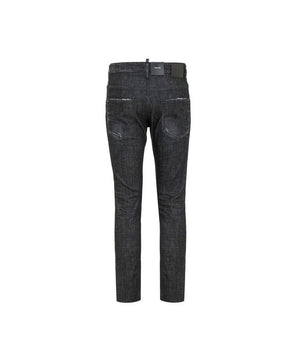 Dsquared² Black Cotton Jeans Denim