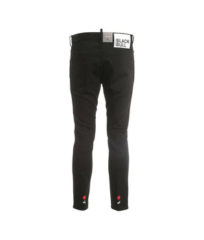 Dsquared² Black Cotton Skinny Jeans