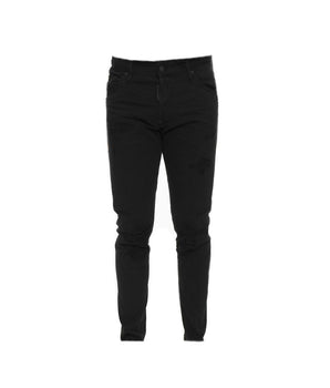 Dsquared² Black Cotton Skinny Jeans