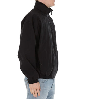 Marcelo Burlon Black Cotton Shell Jacket
