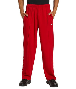 Marcelo Burlon Red Elastane Joggers (Workout Pants)