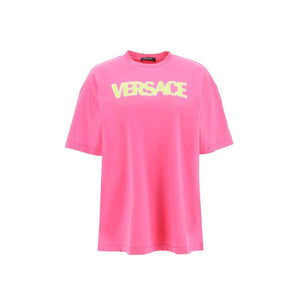 Versace Multicolor Cotton Tank Tops