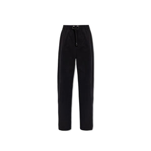 Versace Black Cotton Casual Pants
