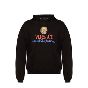Versace Black Cotton Sweatshirt