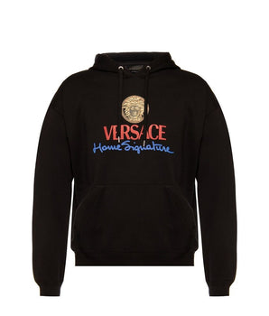 Versace Black Cotton Sweatshirt