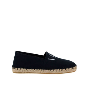 Valentino Garavani Black Canvas Espadrilles