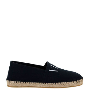 Valentino Garavani Black Canvas Espadrilles