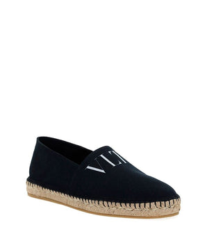 Valentino Garavani Black Canvas Espadrilles