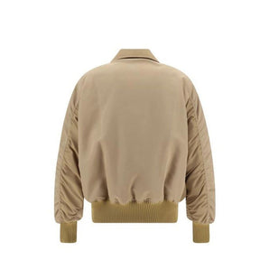 Palm Angels Beige Polyamide Bomber