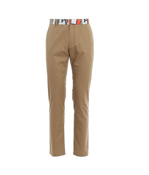 Versace Beige Cotton Chino Pants