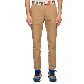 Versace Beige Cotton Chino Pants