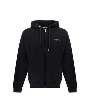 Versace Black Cotton Sweatshirt