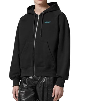 Versace Black Cotton Sweatshirt