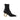 Salvatore Ferragamo Black Lamb Leather High Heel Boots