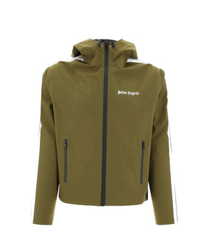 Palm Angels Green Polyethylene Shell Jacket