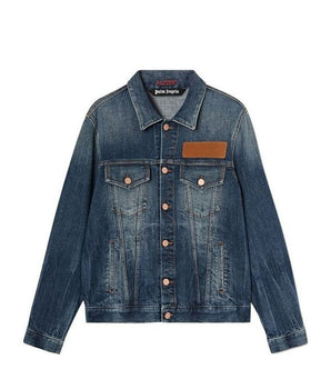 Palm Angels Blue Cotton Denim Jacket