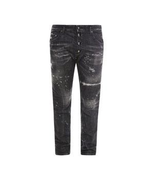 Dsquared² Black Cotton Jeans Denim
