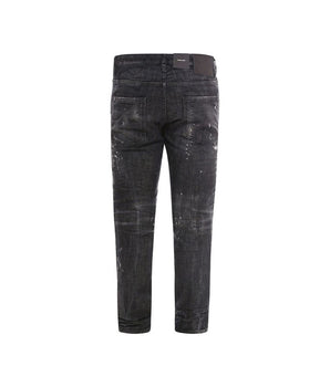 Dsquared² Black Cotton Jeans Denim