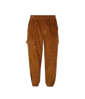 Marcelo Burlon Brown Cotton Casual Pants