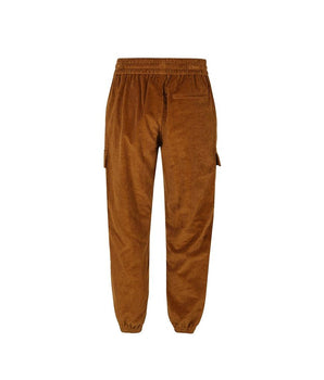 Marcelo Burlon Brown Cotton Casual Pants