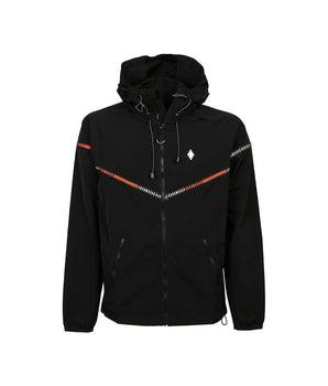 Marcelo Burlon Black Polyamide Shell Jacket
