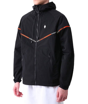 Marcelo Burlon Black Polyamide Shell Jacket