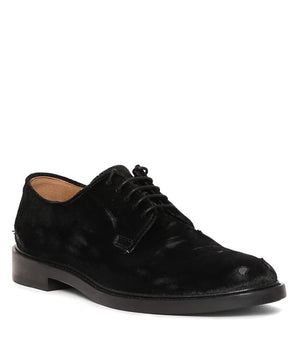 Maison Margiela Black Polyester Oxfords And Derbies