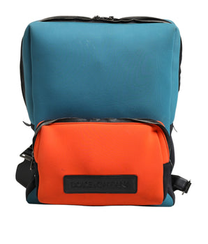 Dolce & Gabbana Multicolor Neoprene Nylon Backpack Men's Borse Bag