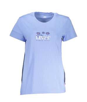 Levi's Azzurro Cotton Women T-Shirt