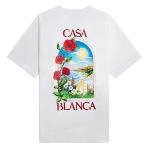 Casablanca White Cotton T-Shirt