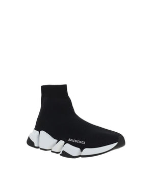 Balenciaga Black Polyester Athletic Sneakers