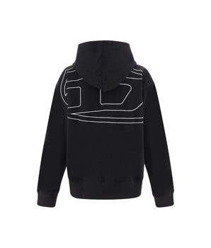 Diesel Black Elastane Sweatshirt